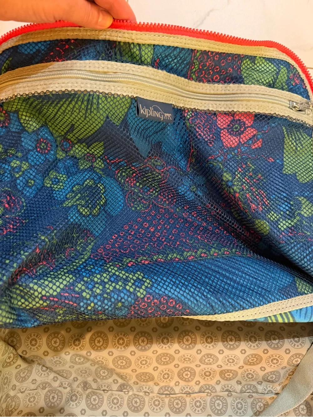 Kipling Darcey Floral Carry-On Rolling Suitcase Retired Print
